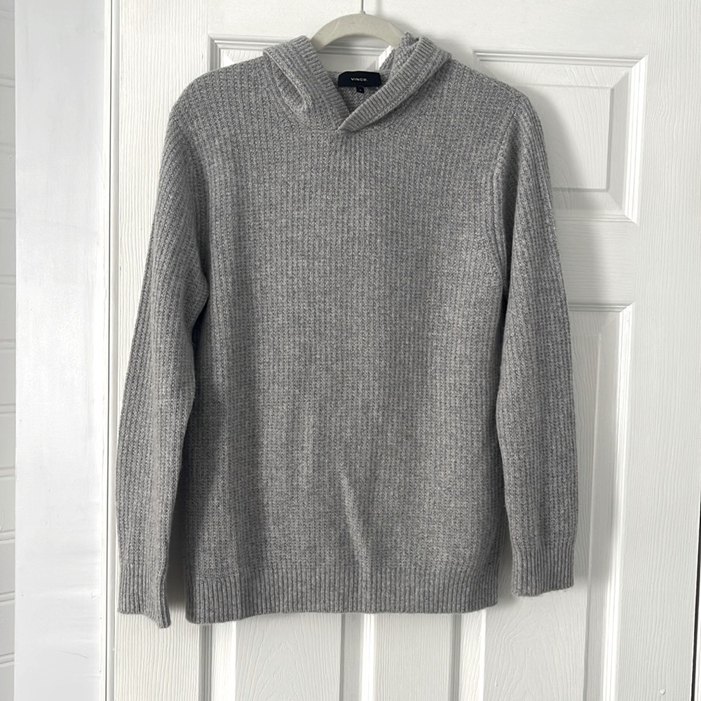 Vince Cashmere Grey Hoodie